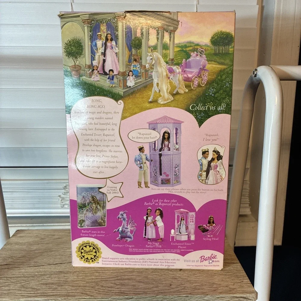Mattel Barbie Rapunzel Ken Prince Stefan African American Doll